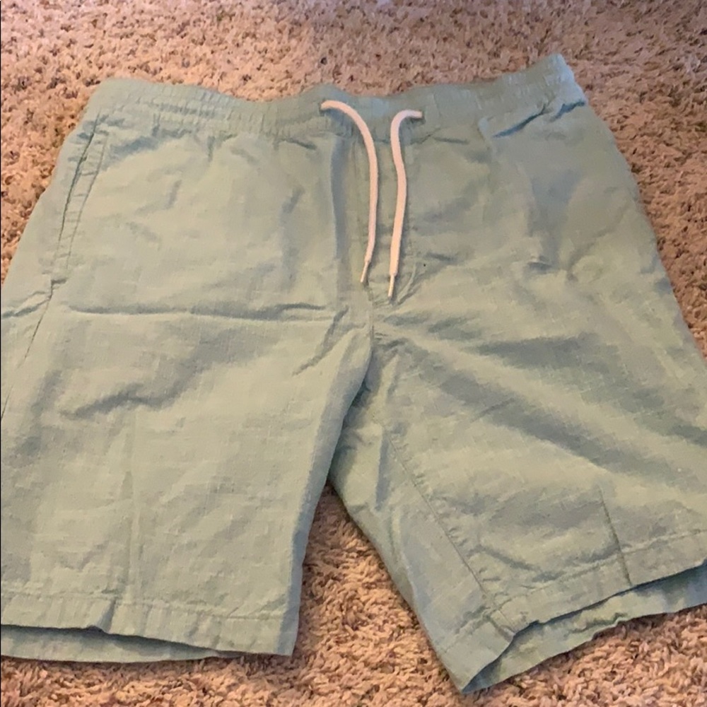 Teal elastic shorts size M H&M